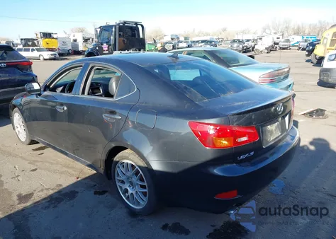 2008 Lexus Is 250 from USA, damaged, VIN JTHCK262485023953